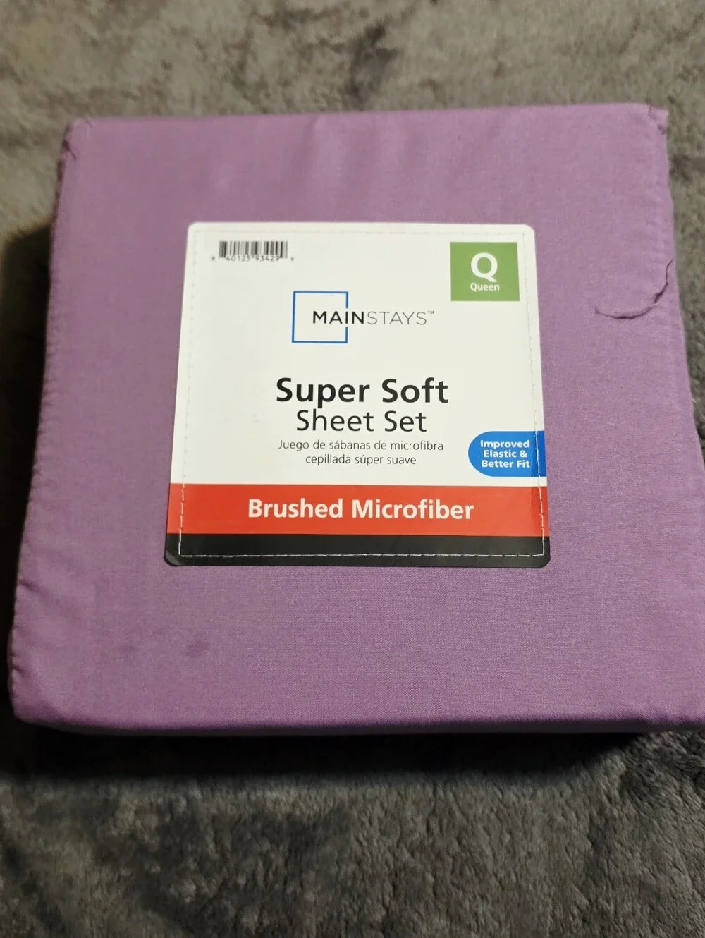 Mainstays Super Soft Brushed Microfiber Bed Sheet Set